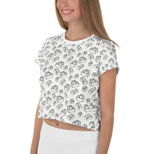 Load image into Gallery viewer, Building Block All-Over Print Crop Tee